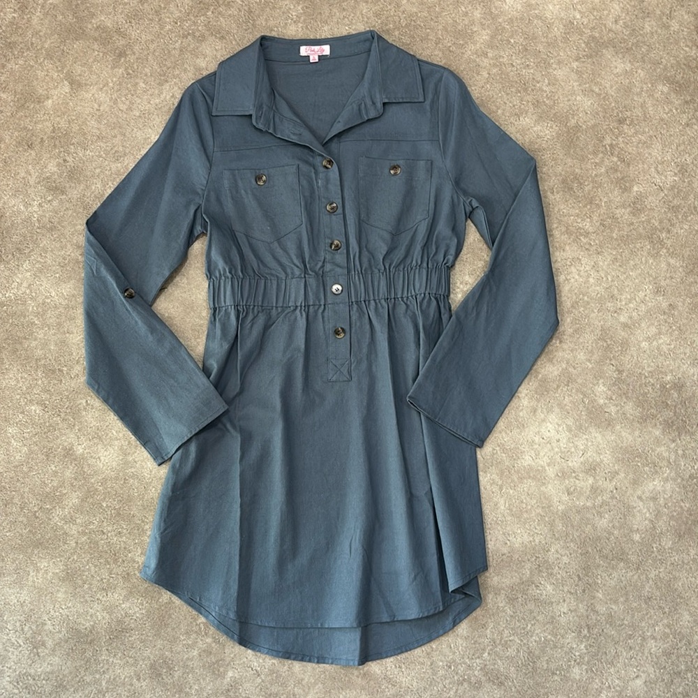 Pink Lily shirt tunic dress